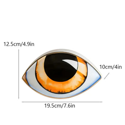 Beautiful Eye Figurine Ceramic Decoration