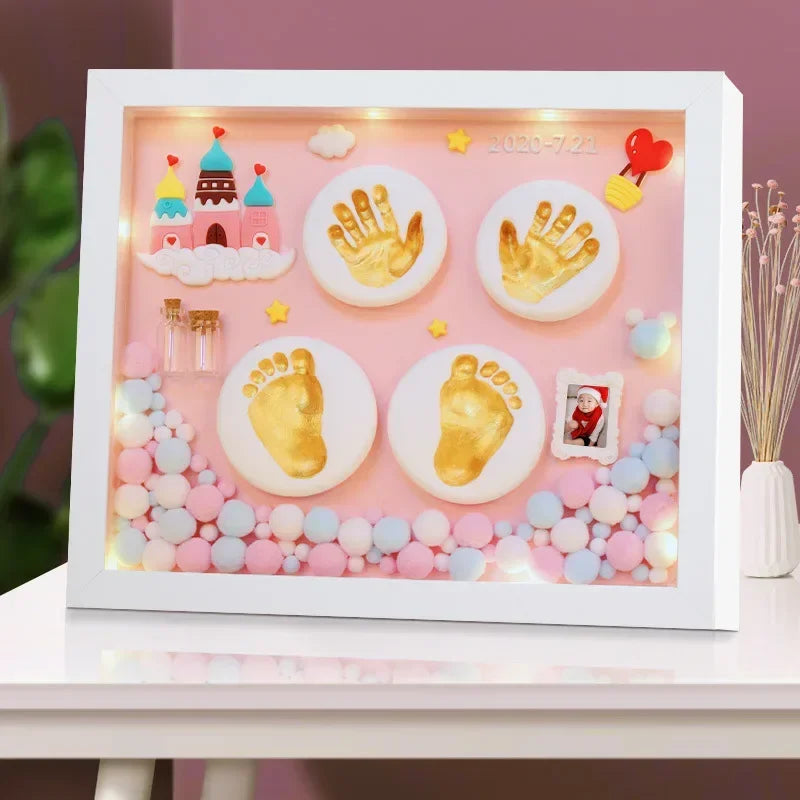Personalized Baby Handprint and Footprint Art Kit - Pexav