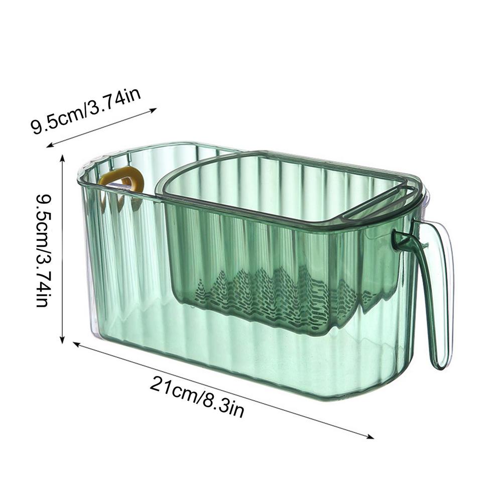 Transparent Two Tier Storage Basket