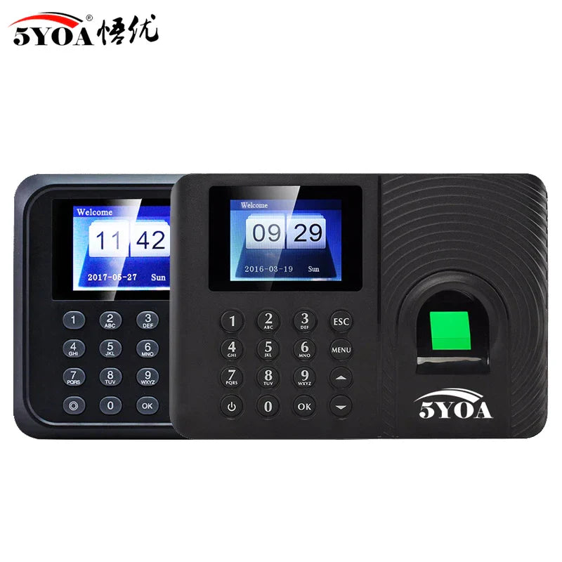 Accurate Digital Fingerprint Attendance Clock - Pexav