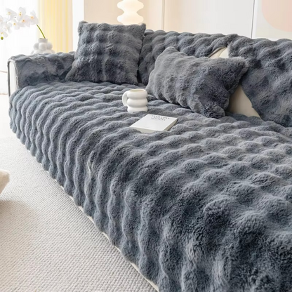 Soft Velvet Couch Slipcover