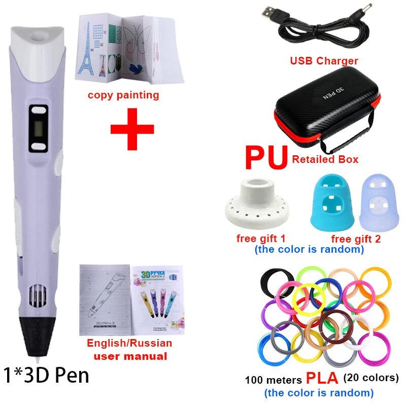 Colorful Kids Drawing 3D Pen