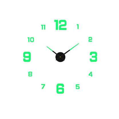 Quiet LED Glow Wall Clock