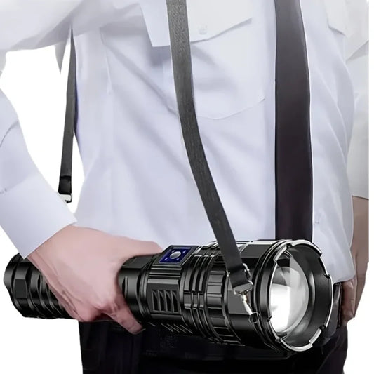 Bright 10000 Lumen LED Flashlight - Striker - Pexav