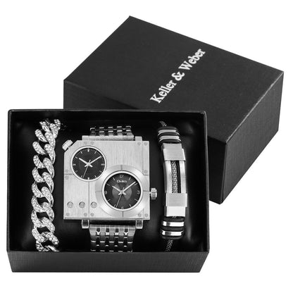 Classic Quartz Square Watch Box Set
