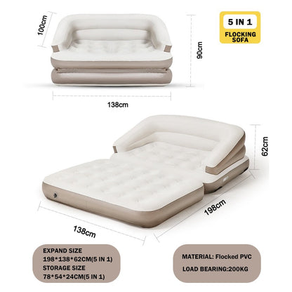 Compact Lightweight Folding Air Bed Mattress