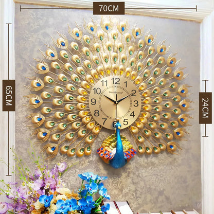 Vibrant Colorful Bird Wall Clock