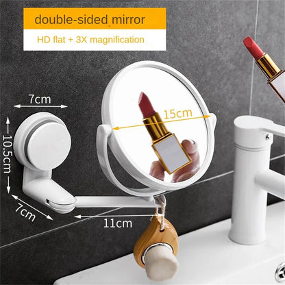 Wide View 3X Magnifying Wall Mirror