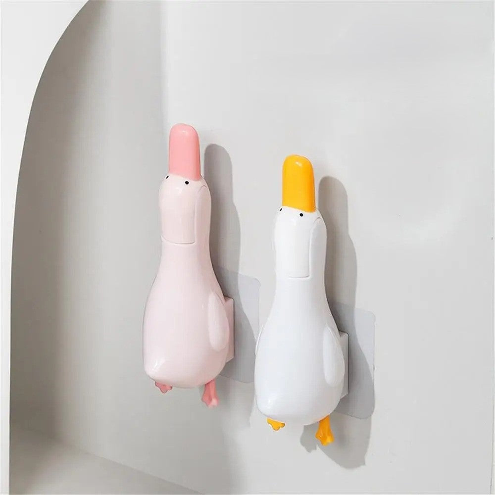 Adorable Duck Wall Hair Clip Holder - Pexav