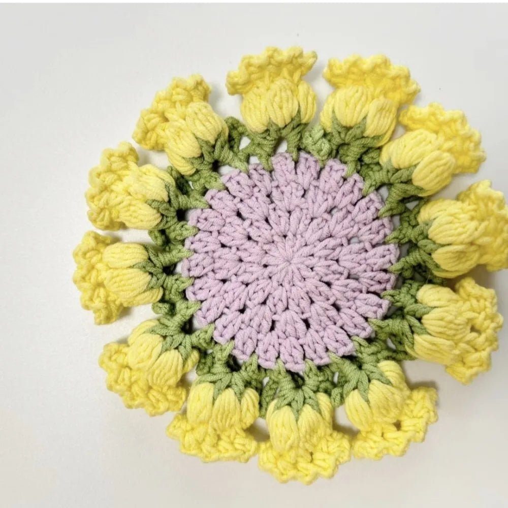 Unique Floral Crochet Flower Arrangement
