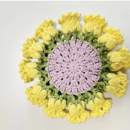 Unique Floral Crochet Flower Arrangement