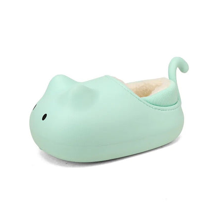 Warm Fuzzy Kitty Kids Slipper Shoe