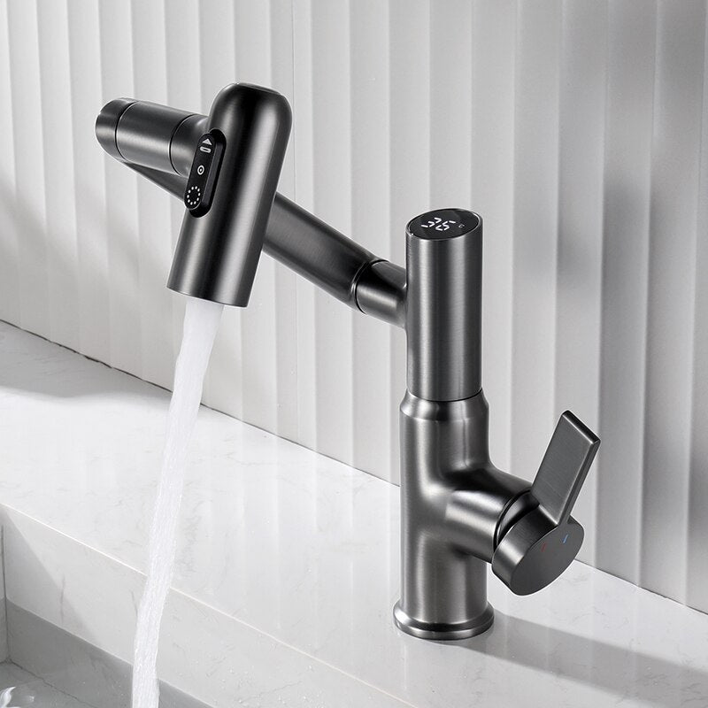 Modern 360 Spin Single Handle Kitchen Faucet