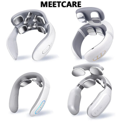 Wireless Rechargeable Neck Massager for Pain Relief - Pexav