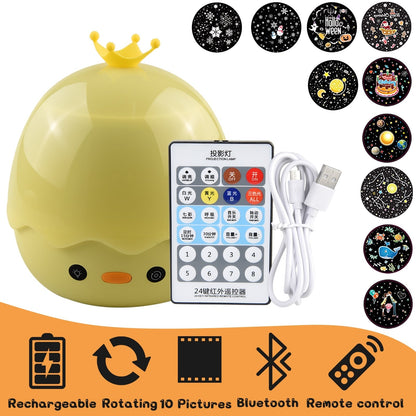 Colorful Animal LED Night Light Projector Lamp