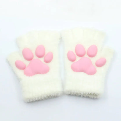 Warm Kitty Paw Touch Gloves