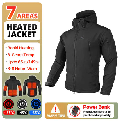 Warm Insulated Snow Jacket for Men