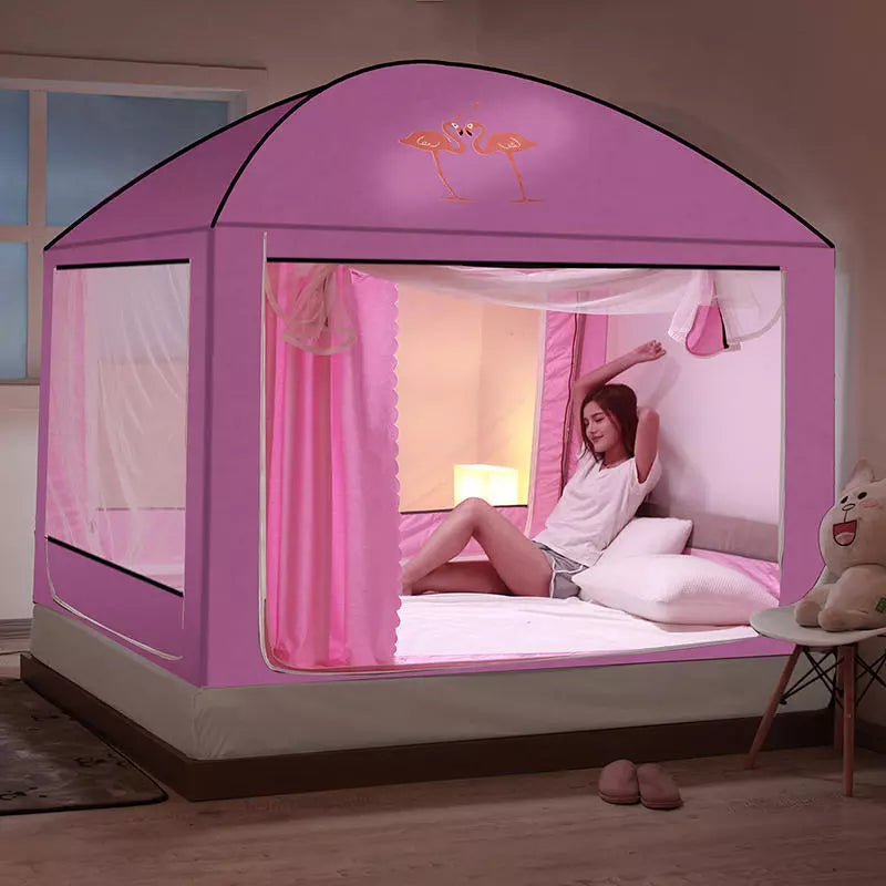 Safe Folding Mosquito Net Bed Canopy