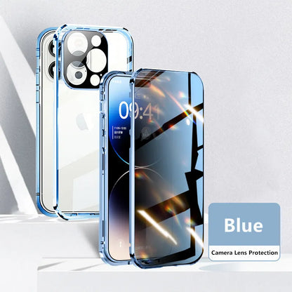 Clear Full Body Anti-Spy Magnetic Phone Cover