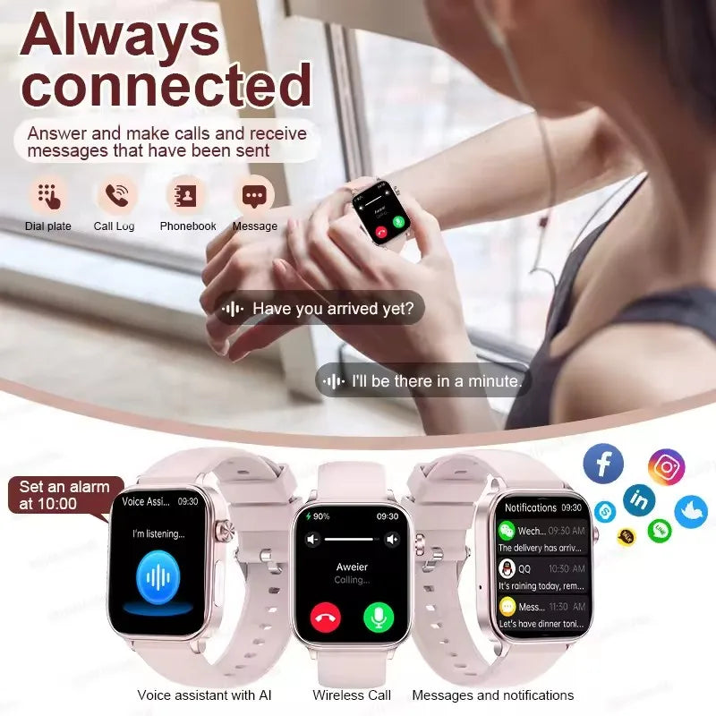 Advanced Fitness Tracker Watch with Heart Rate Monitor