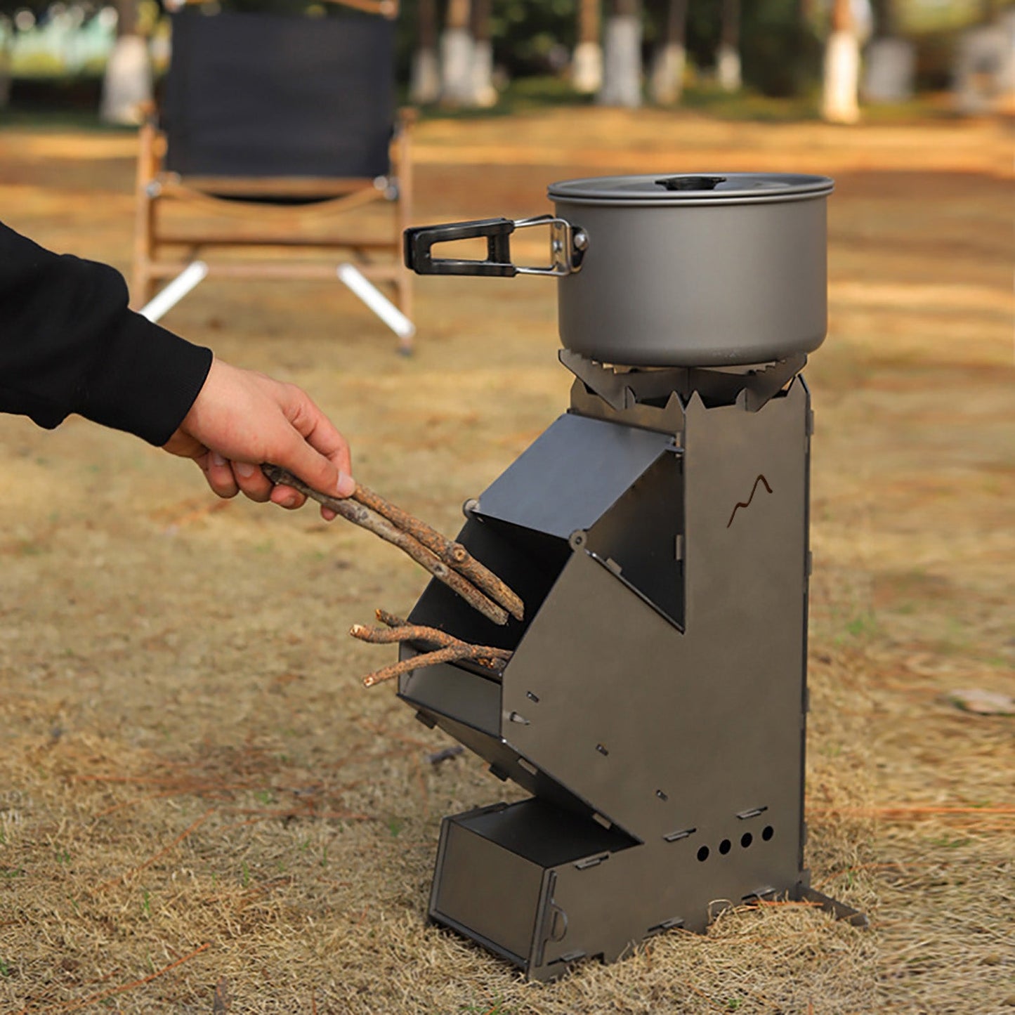 Compact Camping Wood Fired Portable Heater Stove