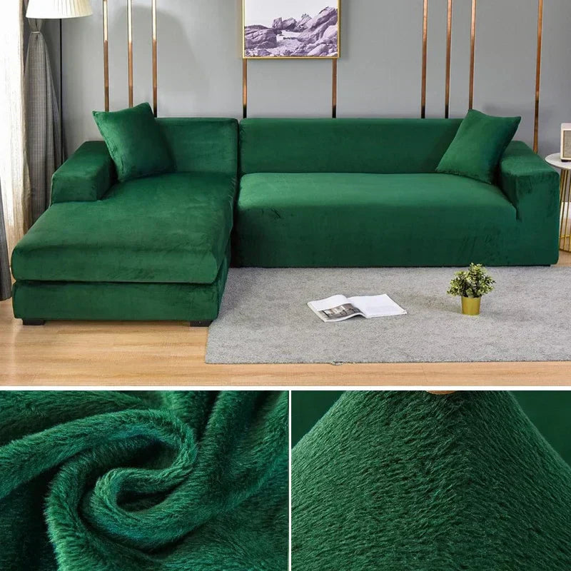 Soft Fitted Couch Slipcover