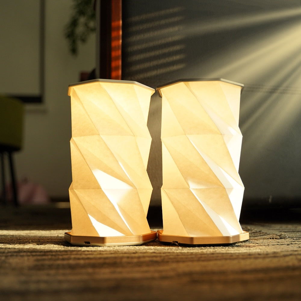 Soft Foldable Dimmable Paper Lamp - Pexav