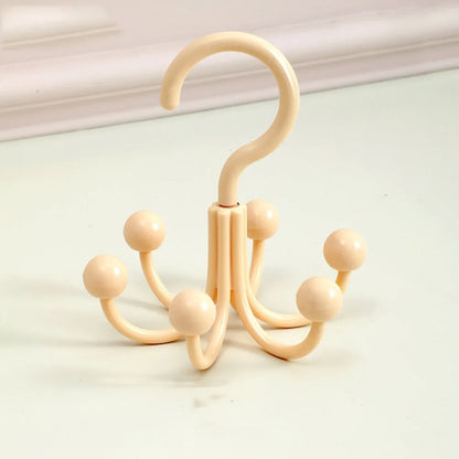 Wall Mount 6 Hook Storage Organizer