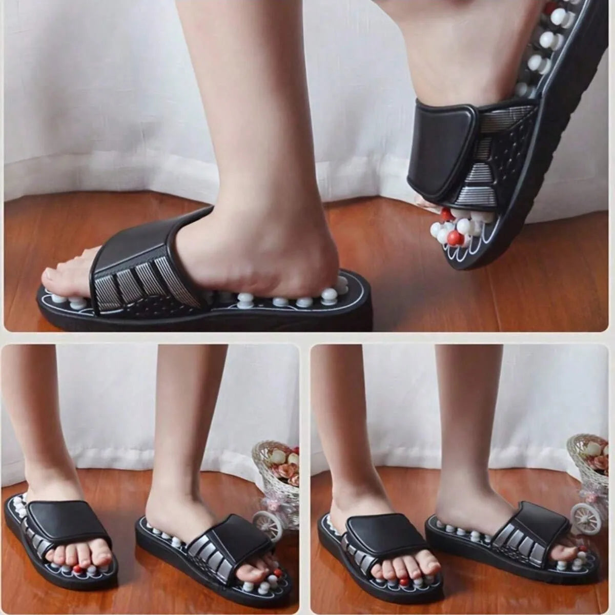 Comfortable Foot Massager Slippers for Men Women - Pexav