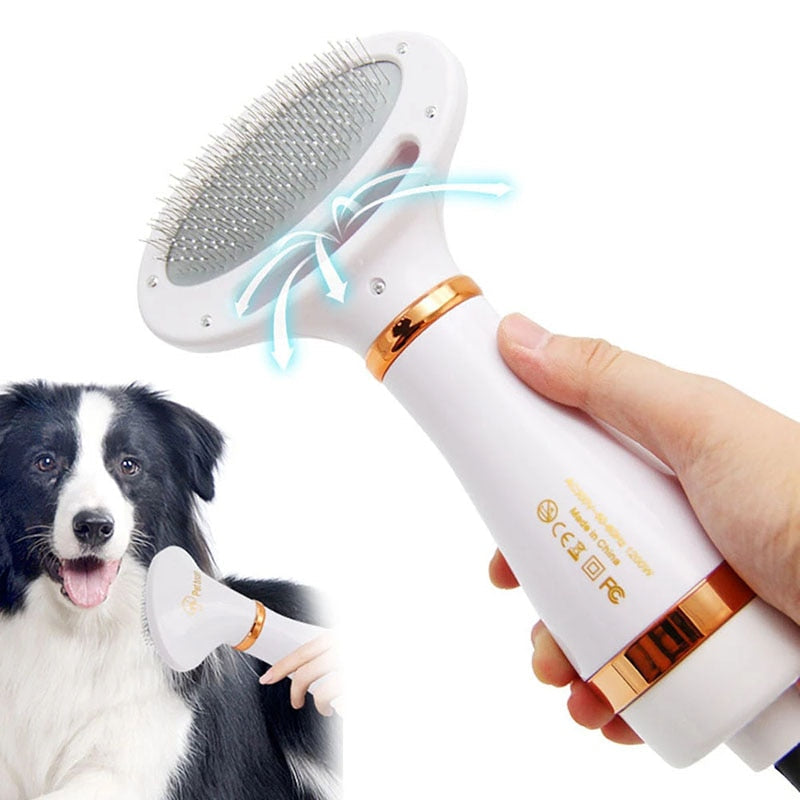 Dual Action Pet Grooming Brush - Pexav