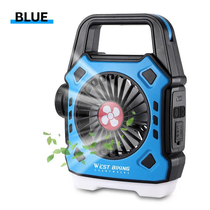 Portable Outdoor LED Fan Lamp