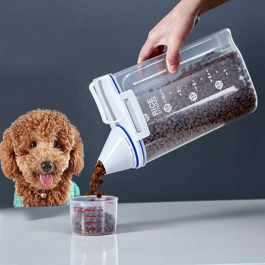 Fresh Pet Food Airtight Storage Container - Pexav