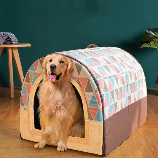 Collapsible Comfortable Big Pet Bed - Pexav