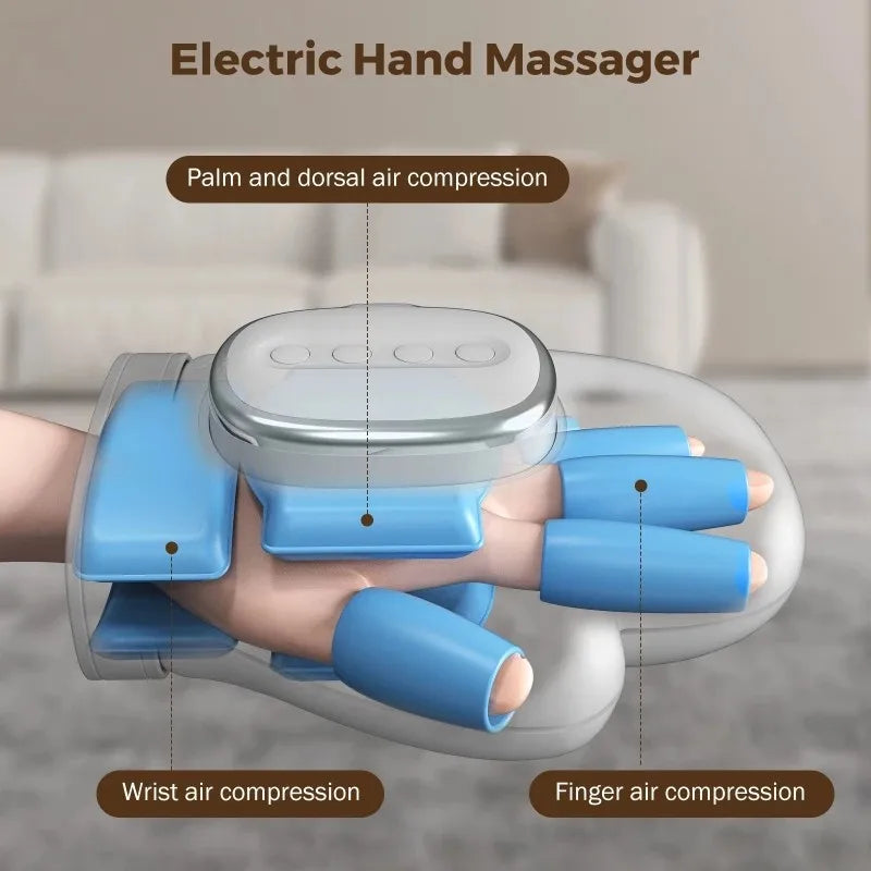 Warm Rechargeable Hand Massager for Pain Relief