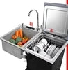 Compact Integrated Dishwasher Kitchen Sink Combo