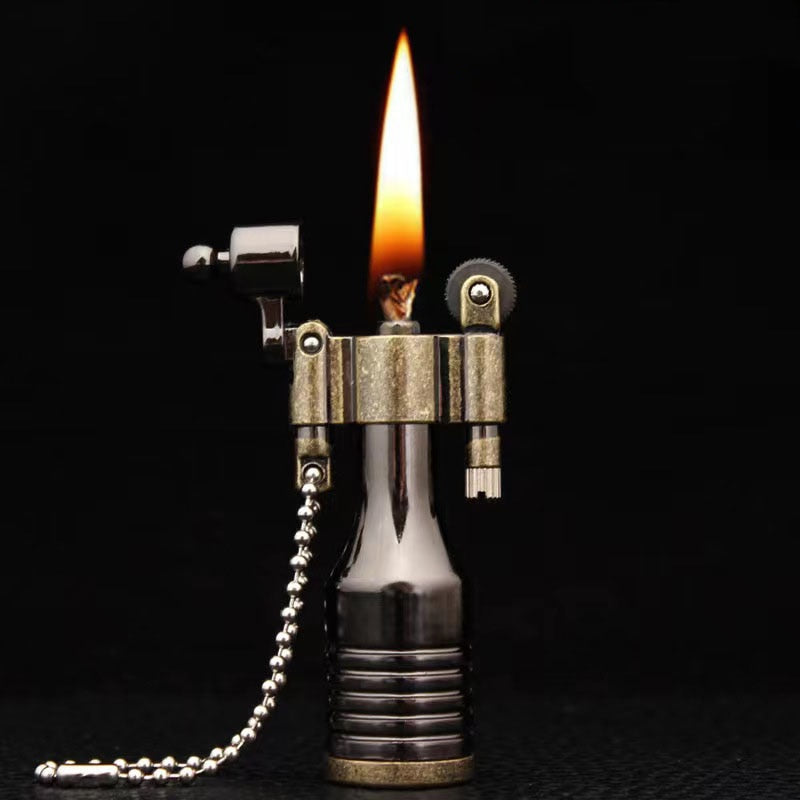 Vintage Style Metal Pocket Lighter