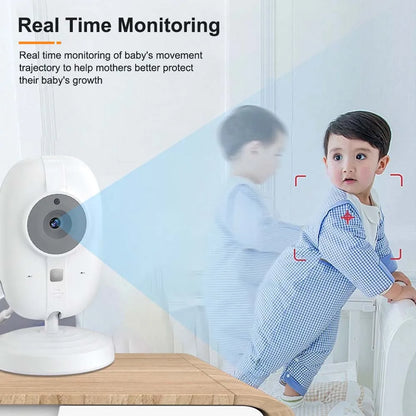 Compact Baby Video Monitor with Night Vision and Audio