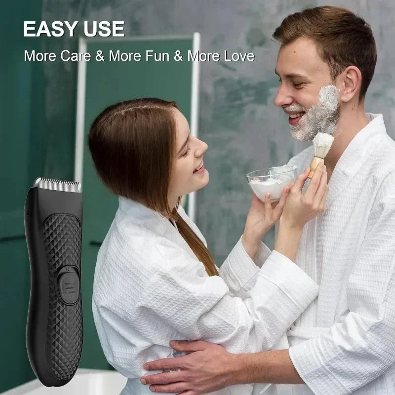 Men's Rechargeable Hair Trimmer for Body Grooming