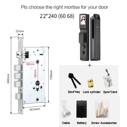 Advanced Biometric Digital Fingerprint Door Lock System