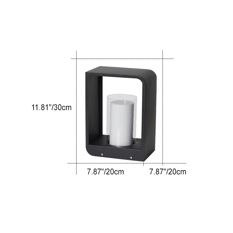 Bright Solar Powered Garden Path Light Fixture