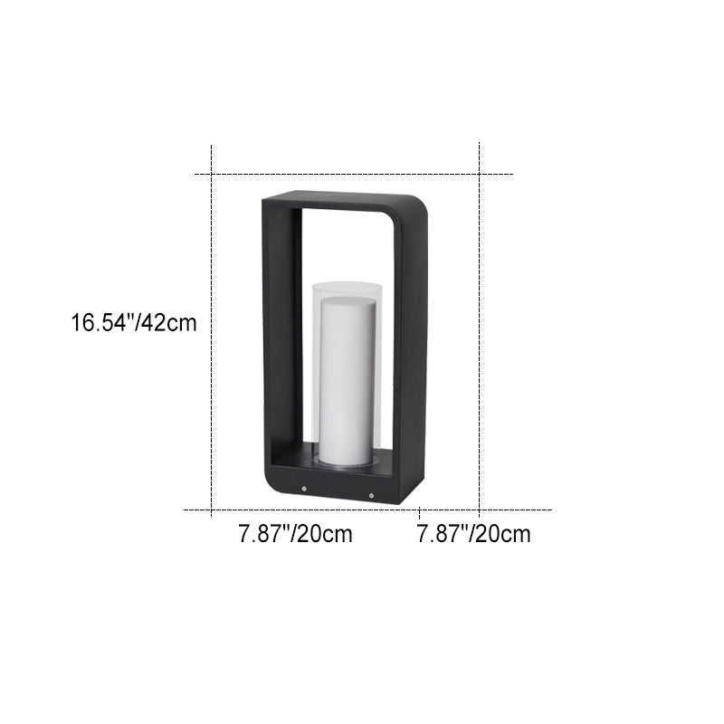 Bright Solar Powered Garden Path Light Fixture