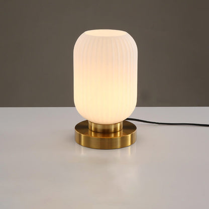 Stylish Glass Oval Table Lamp for Home Decor - Pexav