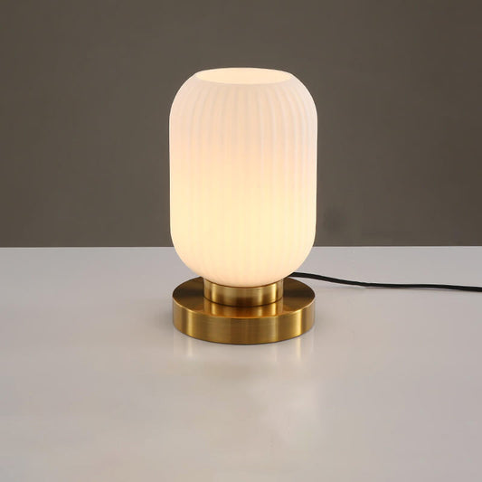 Stylish Glass Oval Table Lamp for Home Decor - Pexav