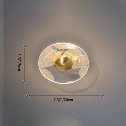 Glarefusion Modern Geometric Grain Ceiling Light