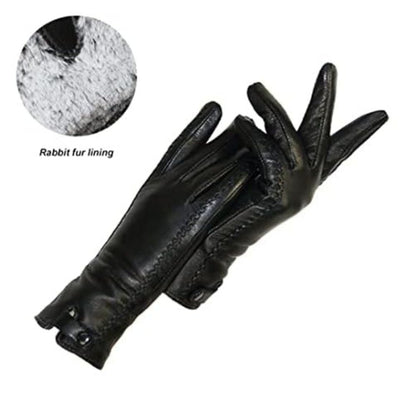 Classic Brown Insulated Leather Gloves