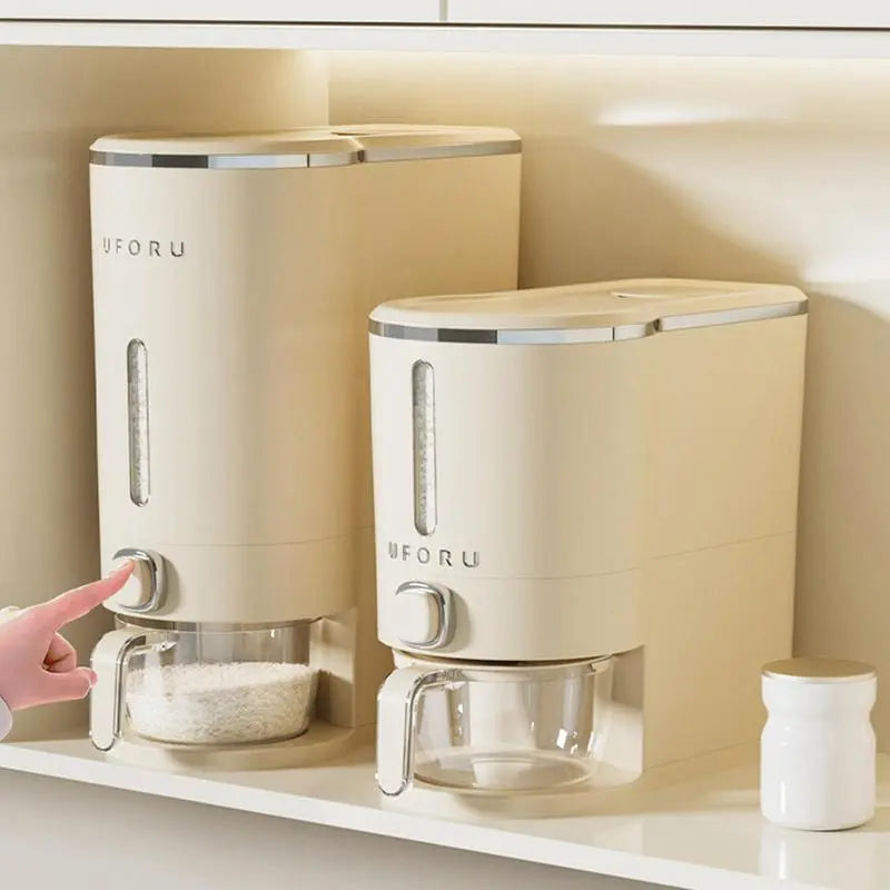 Airtight Food Storage Container Dispenser - Pexav