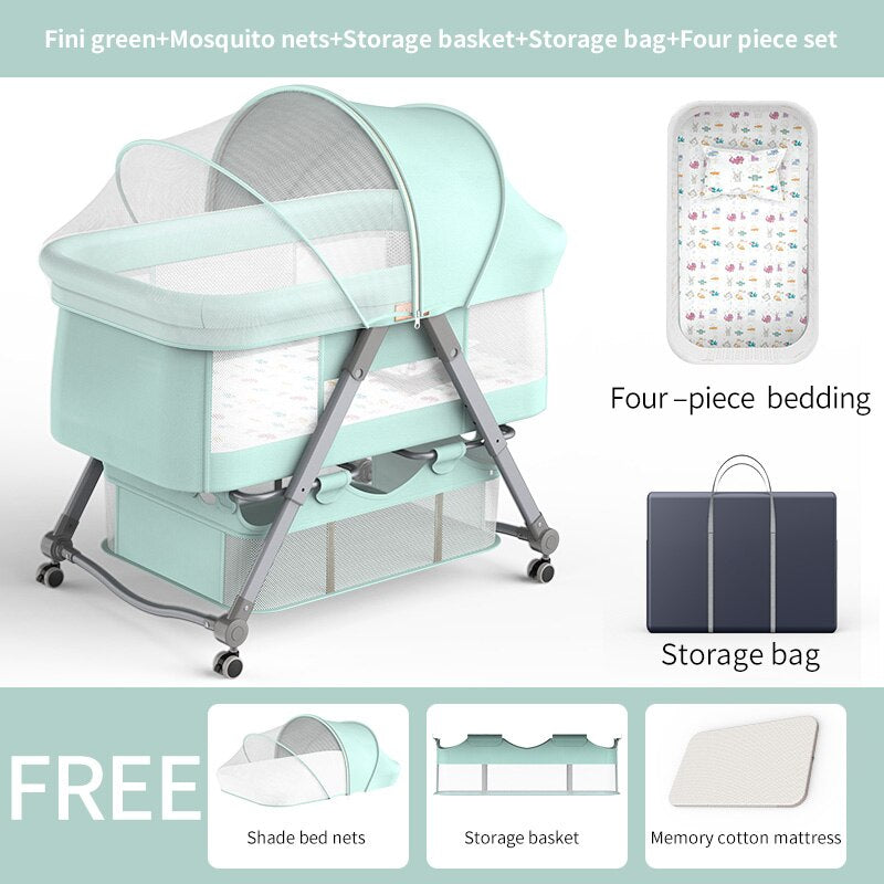 Compact Collapsible Space Saving Baby Bed