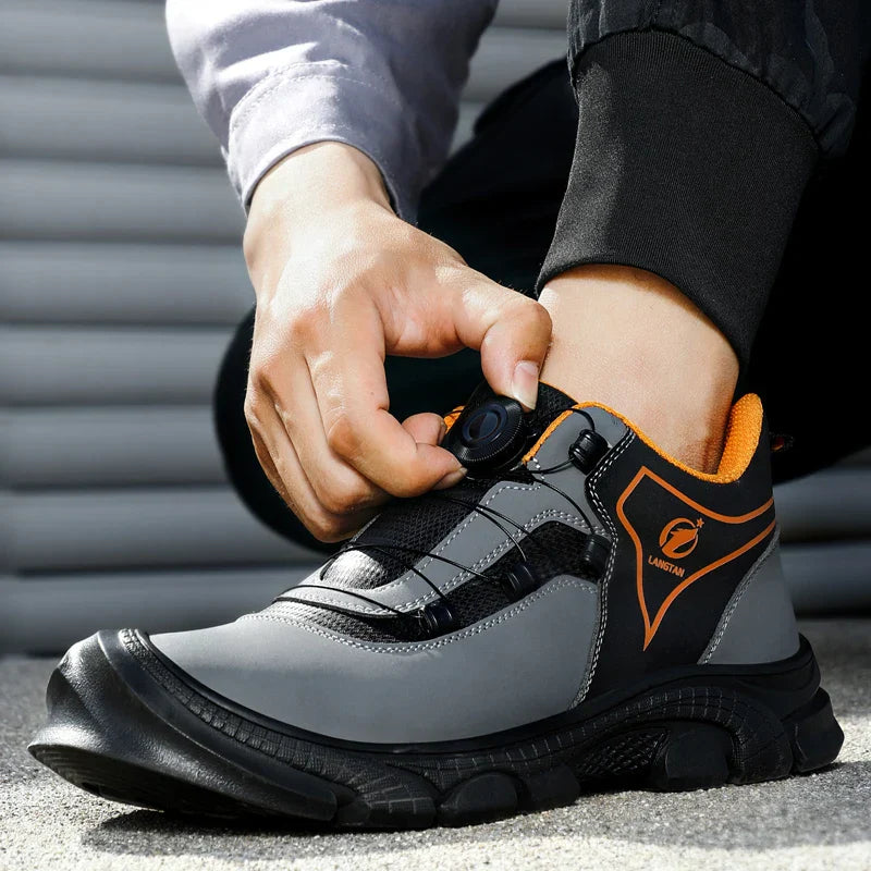 Tough Worksite Steel Toe Safety Boots - Pexav