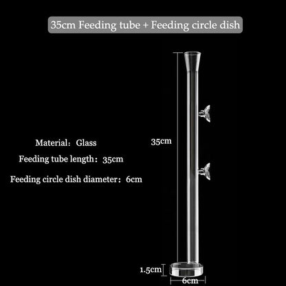 Clear Acrylic Fish Tank Feeding Tube