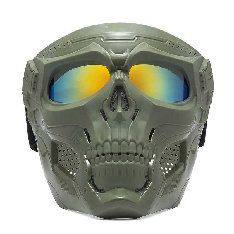 Tough Biker Skull Face Mask